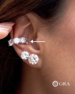 Piercing Moissanites 6mm