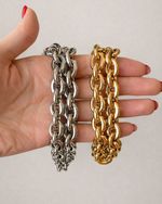 Colar Curto Corrente Ouro 18k