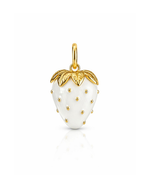 Pingente Morango Esmaltado