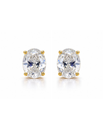 Brinco Petit Oval Cristal
