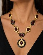 Colar Burgundy