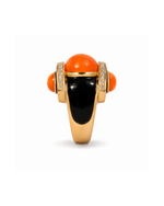 Anel Lego ArtDeco Coral