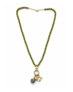 Colar Cristal  Pingente Pedra