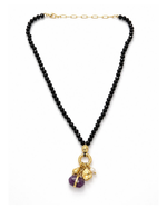 Colar Cristal  Pingente Pedra