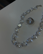 Anel Crystal Cravejado