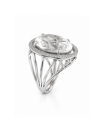 Anel Oval Crystal