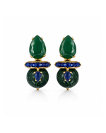Brinco Neck Jade Verde