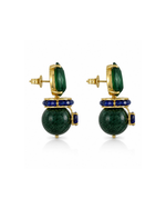 Brinco Neck Jade Verde