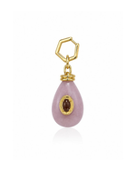 Pingente Gota Jade Rosa
