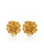 Brinco Flor Pressão Gold