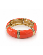 Bracelete Coral Enamel