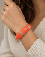 Bracelete Coral Enamel