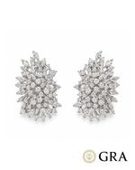 Brinco Folhas Moissanite 2.5mm