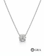 Colar Ponto de Luz Moissanite 10mm