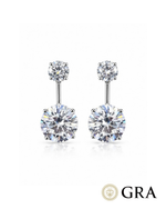 Brinco Moissanite Duo 12mm