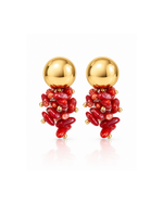 Brinco Cacho Coral