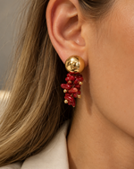 Brinco Cacho Coral