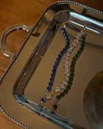 Pulseira Riviera Zircônias Verdes