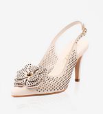 Slingback Camellia - Off White