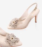 Slingback Camellia - Off White