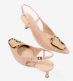 Slingback Organic - Nude