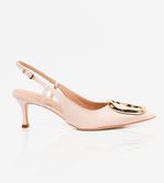 Slingback Organic - Lezard Off White
