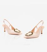Slingback Organic - Lezard Off White