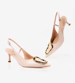 Slingback Organic - Lezard Off White