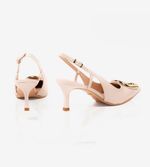 Slingback Organic - Lezard Off White