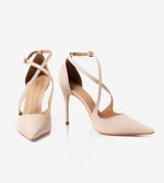 Scarpin Paris - Lezard Off White