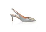 Slingback Organic - Azul Cian