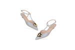 Slingback Coin - Azul Cian