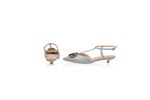 Slingback Coin - Azul Cian