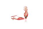 Slingback Coin - Vermelho