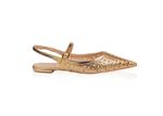 Slingback Benevento - Ouro