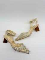 Slingback Ravenna - Champagne e Prata
