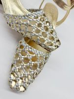 Slingback Ravenna - Champagne e Prata