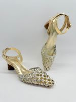 Slingback Ravenna - Champagne e Prata