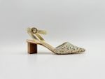 Slingback Ravenna - Champagne e Prata