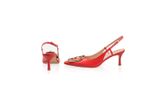 Slingback Organic - Vermelho