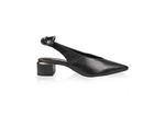 Slingback Lace - Preto