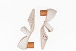 Scarpin Manhattan - Off White