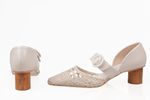 Scarpin Manhattan - Off White