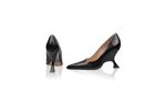 Scarpin Dijon - Lezard Preto