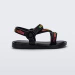 Sandália Mini Melissa Strip Preta