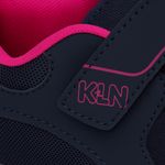 Tênis Klin Infantil Freedom Marinho Pink Velcro