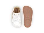 Tênis Tip Toey Joey Ground Branco e Champagne 
