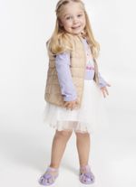 Mini Melissa Hip Heart Ballerina Baby Lilás Metalizado