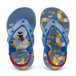 Chinelo Infantil Klin Acqua Print Azul Oceano Cachorro