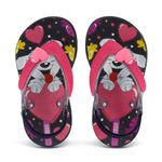Chinelo Infantil Klin Acqua Print Marinho Pink Cachorro
